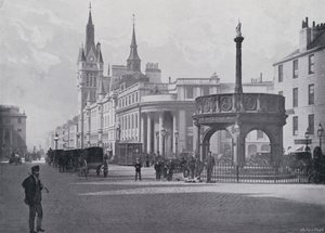 Escocia: Aberdeen, Cruz del Mercado y Edificios Municipales de English Photographer