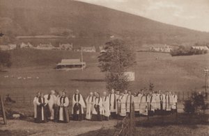 Sedbergh: Procesión de obispos y clérigos