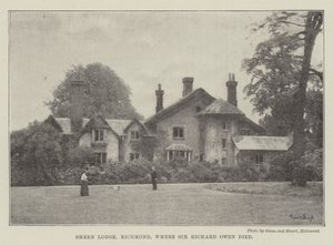 Sheen Lodge, Richmond, donde murió Sir Richard Owen de English Photographer