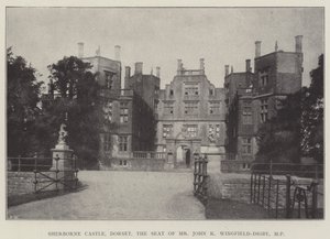 Castillo de Sherborne, Dorset, la residencia del Sr. John K Wingfield-Digby, MP de English Photographer
