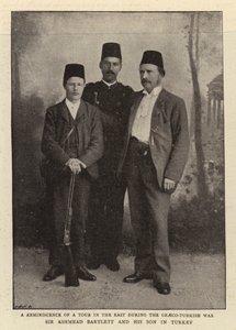 Sir Ashmead Bartlett y su Hijo en Turquía de English Photographer