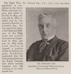 Sir Edward Fry de English Photographer
