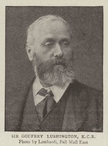 Sir Godfrey Lushington, KCB de English Photographer