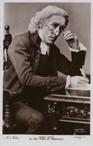 Sir Henry Irving, actor de teatro inglés
