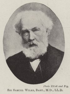 Sir Samuel Wilks, Baronet, MD, LLD de English Photographer