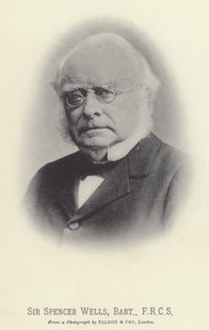 Sir Spencer Wells, Baronet, FRCS (foto b/n)