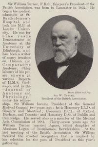 Sir W. Turner, presidente de la Asociación Británica de English Photographer