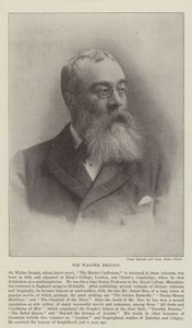 Sir Walter Besant de English Photographer