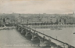 Somerset House y Waterloo Bridge, Londres de English Photographer