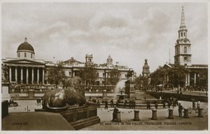 St Martins in the Fields, Trafalgar Square, Londres de English Photographer