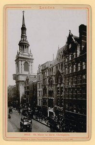 St Mary le Bow, Cheapside, Londres de English Photographer