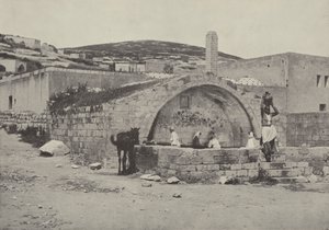 Pozo de Santa María, o la Fuente de la Virgen, Nazaret, un lugar frecuentado por María, la Madre de Nuestro Señor de English Photographer