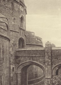 Castillo de St Mawes, la Puerta (foto en blanco y negro) de English Photographer
