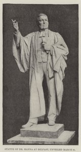 Estatua del Dr. Hanna en Belfast, inaugurada el 31 de marzo de English Photographer