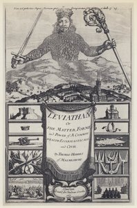 T Hobbes, Leviatán, A Crooke 1651 de English Photographer