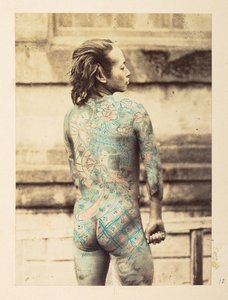 Betto tatuado, Japón