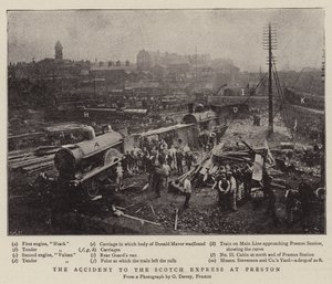 El accidente del expreso escocés en Preston de English Photographer