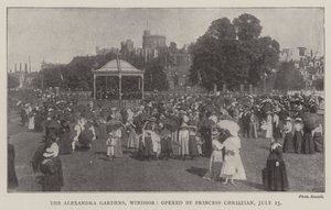 Los jardines de Alexandra, Windsor, inaugurados por la Princesa Christian, 15 de julio de English Photographer