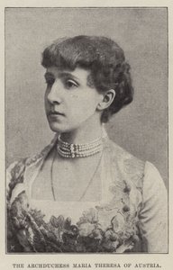 La Archiduquesa María Teresa de Austria de English Photographer