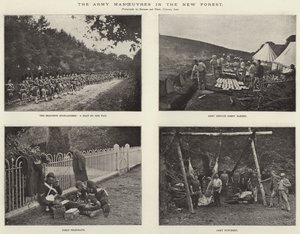 Las maniobras del ejército en el Nuevo Bosque de English Photographer