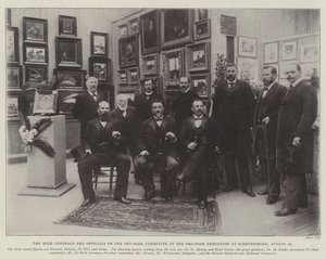 Los generales bóer y funcionarios del Comité Pro-Bóer en la Exposición Pro-Bóer en Scheveningen, 20 de agosto de English Photographer