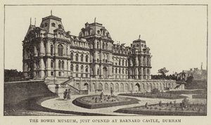 El Museo Bowes, recién inaugurado en Barnard Castle, Durham de English Photographer