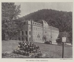 Los baños centrales, Marienbad