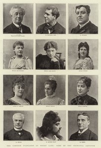 La Comédie Française en Drury Lane, algunos de los principales artistas de English Photographer