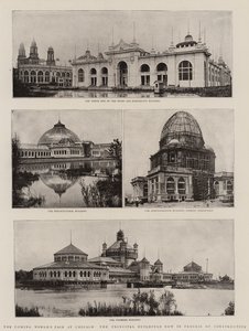La Próxima Feria Mundial en Chicago, los Edificios Principales en Proceso de Construcción de English Photographer