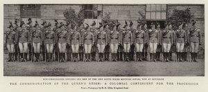La Conmemoración del Reinado de la Reina, un Contingente Colonial para la Procesión de English Photographer