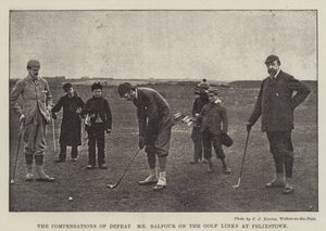 Las Compensaciones de la Derrota, el Sr. Balfour en los Campos de Golf en Felixstowe