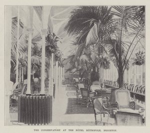El invernadero en el Hotel Metropole, Brighton de English Photographer