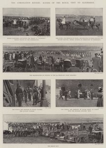 La Revisión de la Coronación, Escenas de la Visita Real a Aldershot de English Photographer
