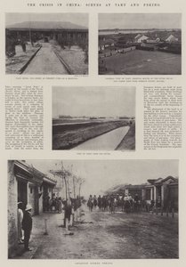La crisis en China, escenas en Taku y Pekín de English Photographer