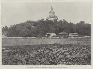 La Crisis en China, el Jardín del Emperador y el Lago de los Lotos, Pekín de English Photographer