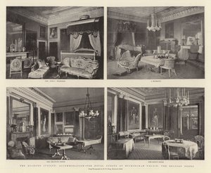 El Jubileo de Diamante, alojamiento para invitados reales en el Palacio de Buckingham, las Habitaciones Belgas