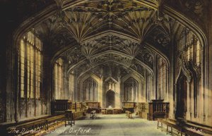 The Divinity School, Oxford (foto en color) de English Photographer