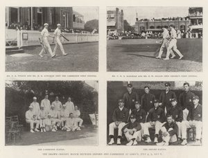 El Partido de Cricket Empatado entre Oxford y Cambridge en Lords, 4, 5 y 6 de Julio de English Photographer