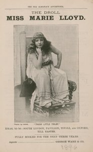 La divertida señorita Marie Lloyd de English Photographer