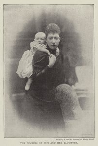 La duquesa de Fife y su hija