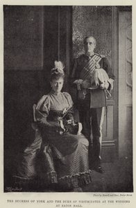 La Duquesa de York y el Duque de Westminster en la boda en Eaton Hall de English Photographer