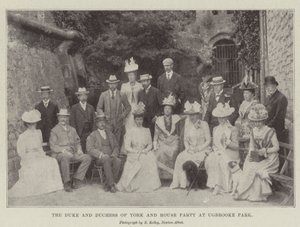El Duque y la Duquesa de York y Fiesta en Casa en Ugbrooke Park