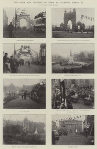 El Duque y la Duquesa de York en Salford, 25 de marzo de English Photographer
