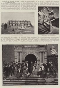 El Duque y la Duquesa de York en Temple Newsam de English Photographer