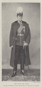 El Duque de Fife, en el Uniforme de Lord Teniente de la Ciudad de Londres de English Photographer