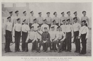 La Visita del Duque de York a Australia, el Destacamento de la Guardia Real Irlandesa