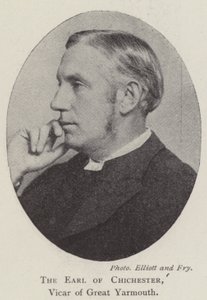 El conde de Chichester, vicario de Great Yarmouth de English Photographer