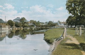 Los Olmos y el río Támesis en Abingdon de English Photographer