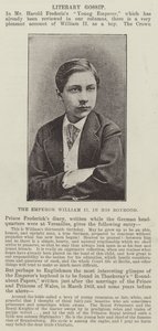 El emperador Guillermo II en su infancia de English Photographer