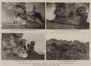 La Erupción del Monte Etna, Vistas en la Montaña